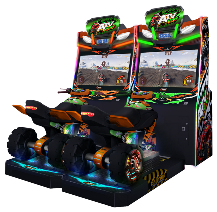 Sega Amusements ATV Slam Motion DLX Arcade Racing Game