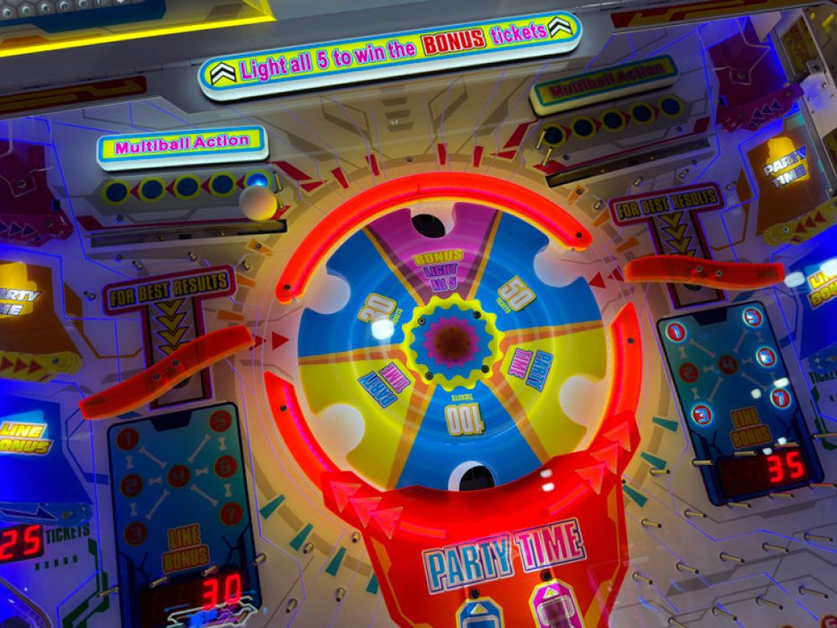 Sega Amusements Ballzania Arcade Racing Game