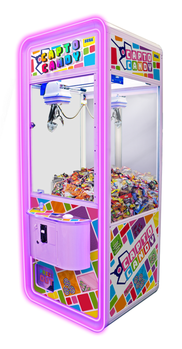Sega Amusements Capto Candy Crane Arcade Game