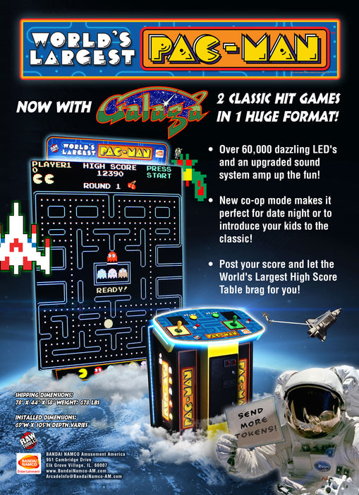 Bandai Namco Arcade World's Largest Pac- Man