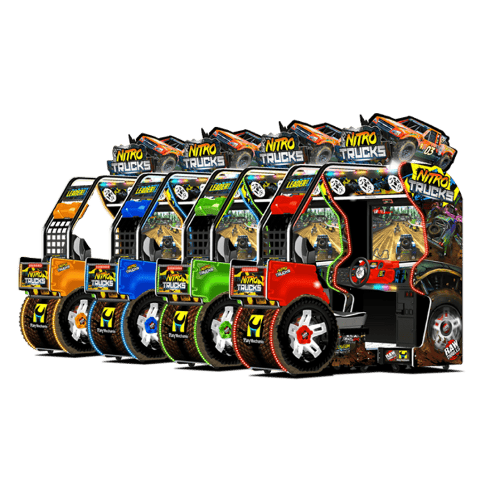 Raw Thrills Nitro Trucks Arcade Racing Game