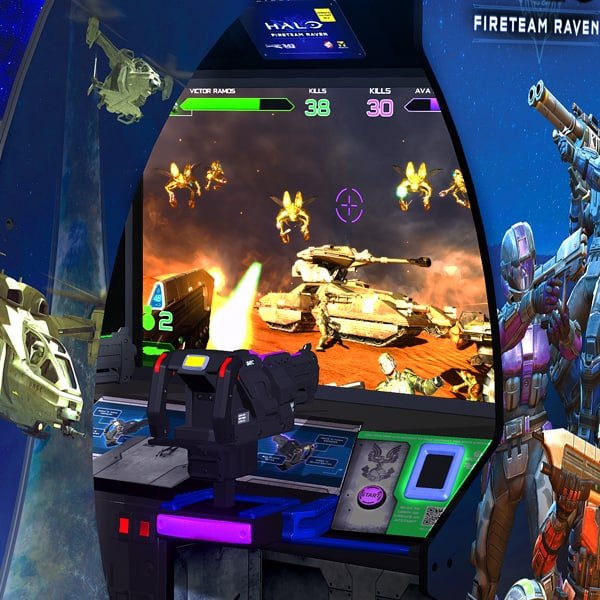 Raw Thrills Halo Fireteam Raven 2 Player Arcade Video Game - Game Room Source
