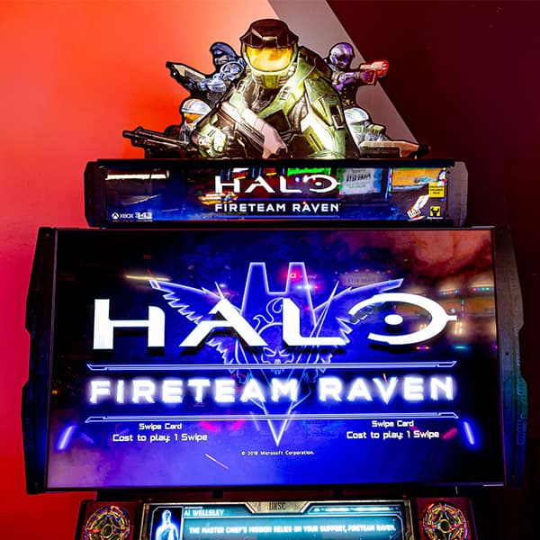 Raw Thrills Halo Fireteam Raven 4 Player Tethered Arcade Video Game - Game Room Source